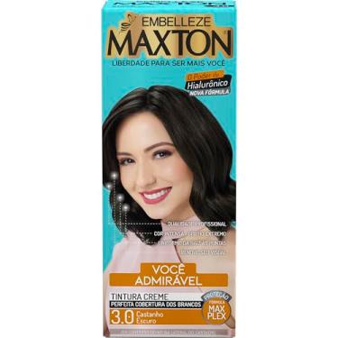 Imagem de Embelleze Tinta De Cabelo 3.0 Kit Maxton Castanho Escuro A Embalagem Pode Variar