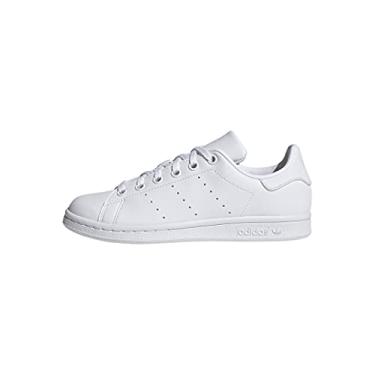 Imagem de adidas Originals unisex adult Stan Smith Sneaker, White/White/White, 7 Big Kid US