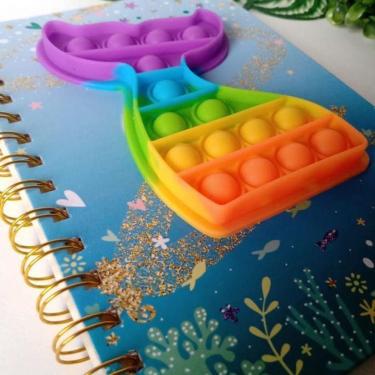 Imagem de Caderno De Anotações Pop It Sereia - Toy Mix