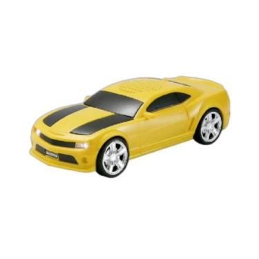 Imagem de Caixa som portatil bluetooth fm usb carro camaro amarelo ws-600 - Xtra