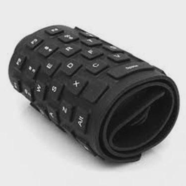 Imagem de Teclado Flexível Silicone Usb Pc Notebook USB PRETO - MKB