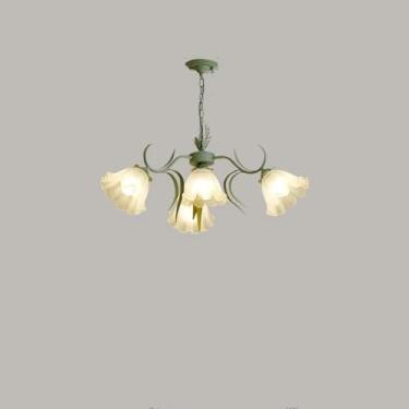 Imagem de JIEBIAO Lustre Sputnik moderno, luminária de teto verde, luminária pendente rústica industrial para sala de estar, entrada, hall de entrada, sala de jantar