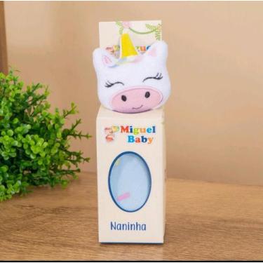 Imagem de Naninha Pelúcia com Prendedor de Chupeta para Seu Bebe - Nena Enxovais