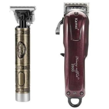 Imagem de Maquinas Profissionais Kemei Km 2600 + Km1974A - Kemei Profissional, D