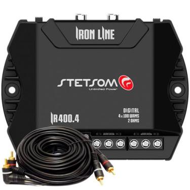 Imagem de Modulo Ir400.4 Stetsom 400w + Cabo Rca Kx3 5m Flexível Som