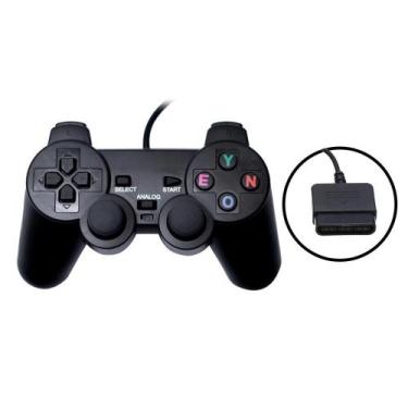 Imagem de Controle Jogos Ps2 Com Fio Manete Resistente A Quedas - Ps Tech