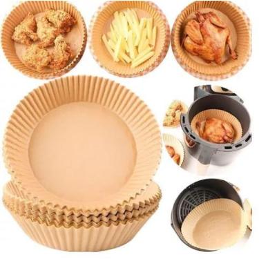 Imagem de Forma Descartavel  Papel Descartável Para Air Fryer Kit 100un - zein, 