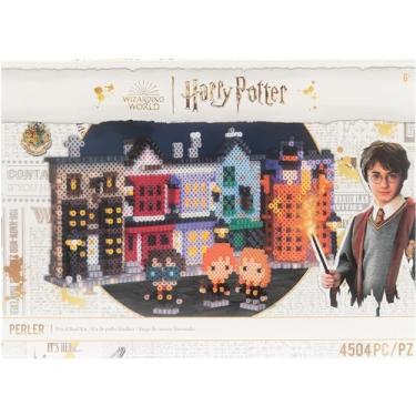Imagem de Perler 80-57029 Wizarding World 3D Harry Potter Beco Diagonal Kit de atividades com contas fundidas, multicolorido, 4504 peças