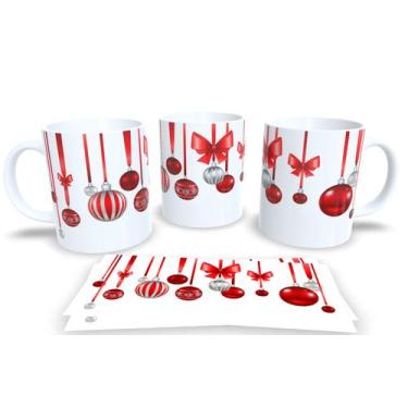 Imagem de Canecas de Porcelana Personalizadas Natal 5 - Estampa Sublimada, Mod.9