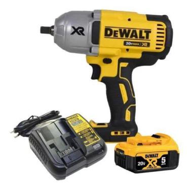 Imagem de Chave De Impacto A Bateria 20v 5ah Dewalt Dcf899 Bivolt