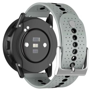 Imagem de U-LIMVE Pulseira de relógio para Suunto 9 Peak/9 Peak Pro/5 Peak/Race/vertical, pulseiras de silicone de 22 mm para Garmin Venu 3/Venu 2/Vivoactive 4/Forerunner 265/Forerunner 255