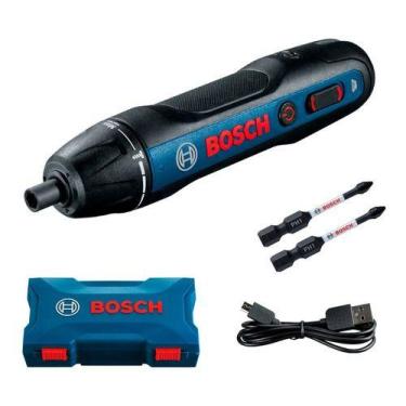 Imagem de Parafusadeira Bateria Bosch Go 3,6v Bivolt 2ªgeração Com 2 Bits