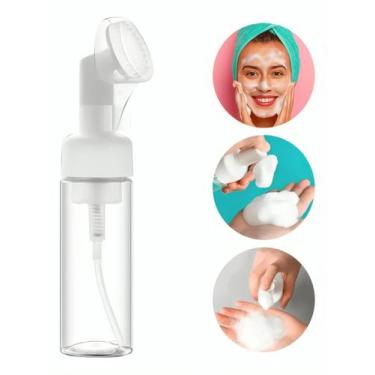 Imagem de Frasco Espumador Pump Limpeza de Pele Facial Escova Silicone Skin Care