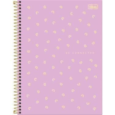 Imagem de Caderno 10X1 Capa Dura Neon Connect Feminino - 160 Folhas (pacote com 