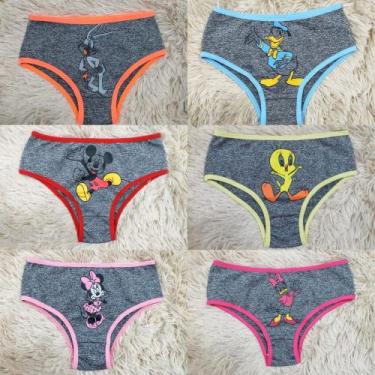 Imagem de Calcinha Infantil Mescla Cód. 2165 - Feitiço de Mulher, M