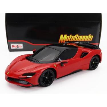 Imagem de Miniatura Carro Ferrari SF90 Stradale Motosounds 1/24 Maisto 81732