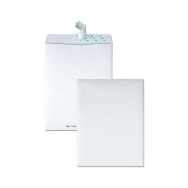 Imagem de Quality Park Envelope de catálogo Tech-No-Tear, Redi-Strip, Branco, 25,4 x 33,3 cm, 100 por caixa, (77397)