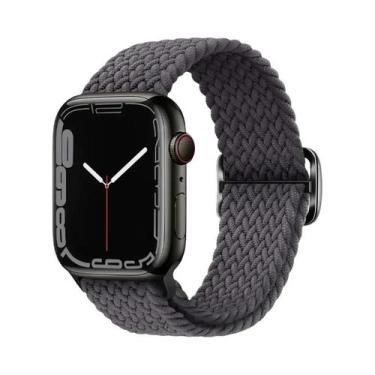 Imagem de Pulseira Elástica de Nylon Trançado para Apple Watch - 41mm, 42mm, 44m