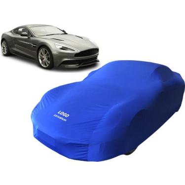 Imagem de Capa Para Cobrir Carro Aston Martin Dbs Tecido Helanca - Mz, Azul