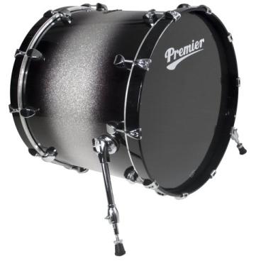 Imagem de Premier Drums Série Elite 2892SPLSSX 1 peça de bumbo de bordo 56 x 50 cm, conjunto de bateria (laca prateada brilhante)