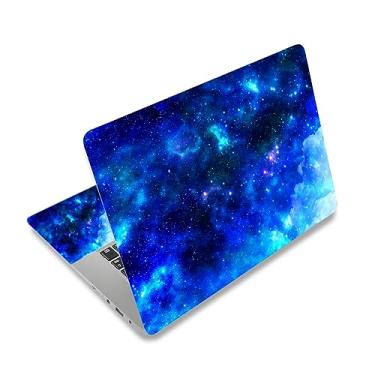 Imagem de Adesivos para laptop, 12 13 14 15 15,6 polegadas Netbook Laptop Skin Sticker reutilizável capa protetora para Toshiba Hp Samsung Dell Apple Acer Leonovo Sony Asus Laptop Notebook (Blue Galaxy)