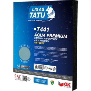 Imagem de Lixa Dagua Tatu 2000 Premium T44120001050 - Kit C/50 - Marca não Defin