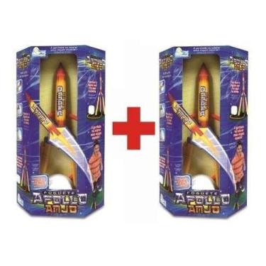 Imagem de Kit 2 Foguetes De Brinquedo Apollo Anjo Voa De Verdade - Angel Brinque