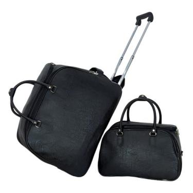 Imagem de Kit Mala De Viagem Grande Rodinhas E Bolsa De Mão Executiva - A2R, Ver