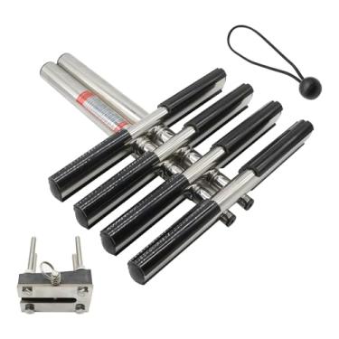 Imagem de Aspaton Escada dobrável de aço inoxidável 316 com 4 degraus compatível com pontão de barco marinho de piscina