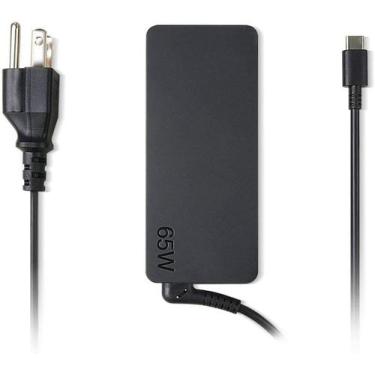 Imagem de Adaptador de Energia Lenovo USB-C 65W - Compatível com Yoga C930, S730