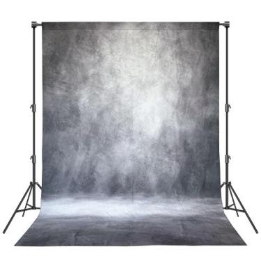 Imagem de Fundo Fotográfico HABOKE Abstract Grey 2,4x3m - Tecido de Poliéster