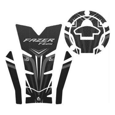 Imagem de Adesivo Protetor Tanque E Bocal Fazer 250 2024 Fz25 Ktb214 - Resitank