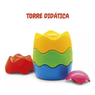 Imagem de Torre didatica de montar - piramide poliplac