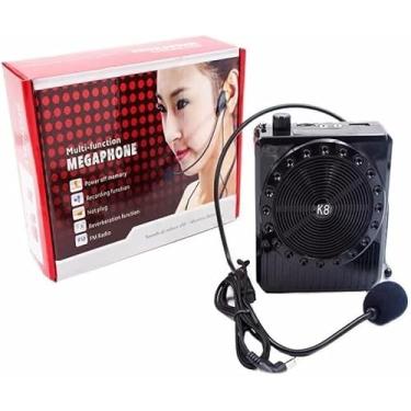 Imagem de Kit Professor Megaphone Com Microfone Amplificador De Voz