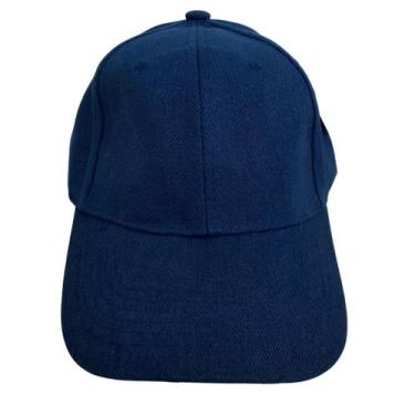 Imagem de Boné Liso Básico Esporte com Aba Curva Fechamento Ajustável - 1 Fit, A