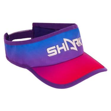 Imagem de Viseira Shark Sunset Beach Tênnis - Azul e Pink