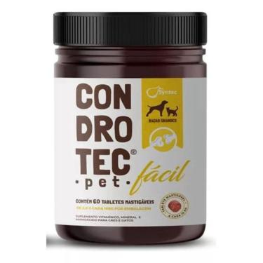 Imagem de Condrotec Pet Fácil C/60 Tabletes Mastigáveis 168G 10Kg
