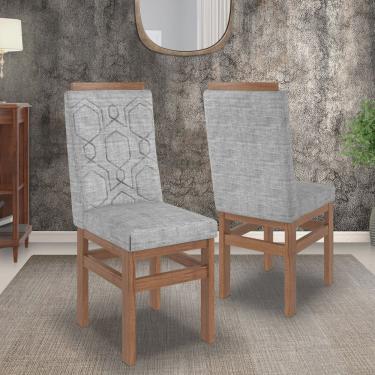 Imagem de Conjunto 2 Cadeiras em Madeira Maciça Móveis Zamarchi