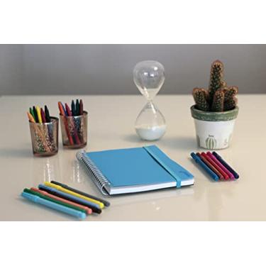 Imagem de Confetti - Caderno Escolar 1/4 80 Folhas Capa Azul