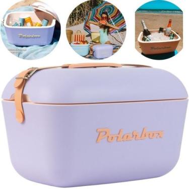 Imagem de Retrô Cooler Polarbox Original Lilás 20L Estilo E Refrigeração