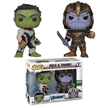 Imagem de Funko Pop! Marvel Hulk & Thanos 2 Pack Vingadores Ultimato Avengers Colecione Express
