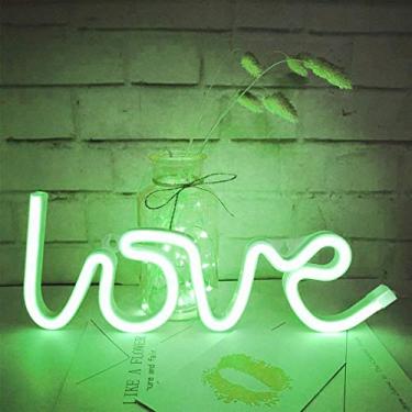 Imagem de Luz neon, lâmpada de néon, letreiro de neon, lâmpadas noturnas de coração, letreiro de amor, letreiro de letras, bateria e sinais de néon operados por USB para o Natal (roxo)