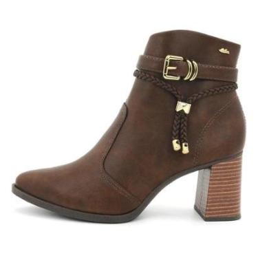 Imagem de Bota Dakota Cano Curto Tiras Laterais Tranca-Feminino