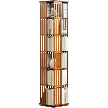 Imagem de Bookshelf-thelf-the-thei-the-teto estante de 6 camadas Display Stand Books Livros de prateleiras organizadoras para sala de estar, quarto, a, 37x37x178cm