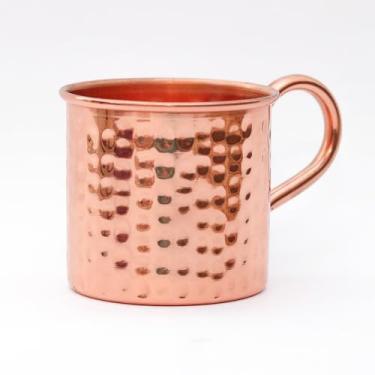 Imagem de Caneca de Cobre Moscow Mule Martelada Âmbar 200ml Autêntica, Elegante e Ideal para Drinks Gelados