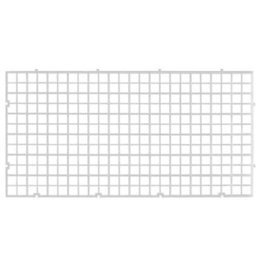 Imagem de DEMONTALK Divisor de aquário, divisor de caixa de ovos de plástico, grade de bandeja inferior de filtro de tanque de peixes, separador de painel de rede de separação de placa de isolamento