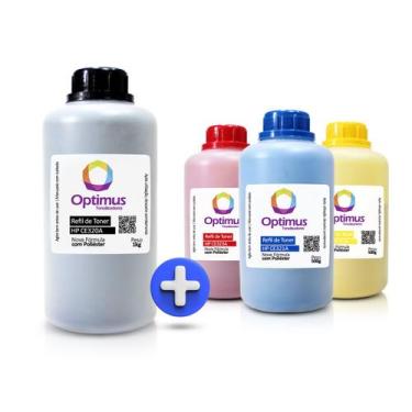 Imagem de Kit Refil Pó de Toner para LaserJet CM1415fnw, CM1415, CP1525nw, CP152