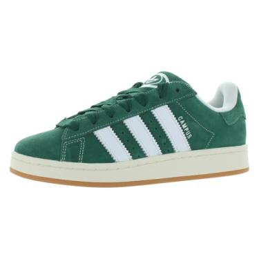 Imagem de adidas Campus 00s Tênis masculino, Verde escuro/branco nuvem, 40
