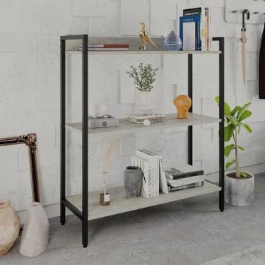 Imagem de Estante para Livros Industrial 3 Prateleiras 104cmx80cm Active Yescasa