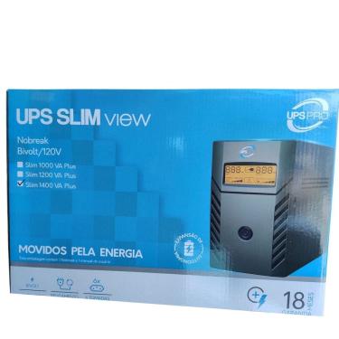 Imagem de NoBreack UPS Slim View 1400VA BI-Volt S/120v 6 Tomadas